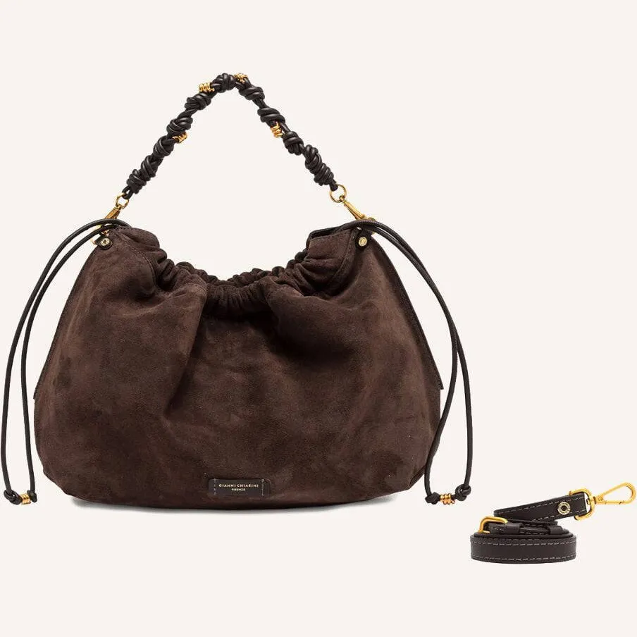 Gianni Chiarini Morgana 12260 schoudertas bruin, foto 2