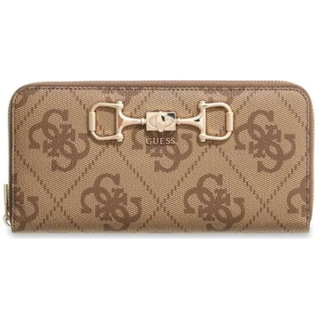 Guess Portemonnee Guess Janie Logo Slg Lrg Zip Around Bruin