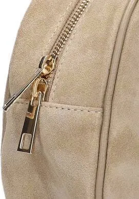 Notre-V Minae schoudertas beige suede, foto 4