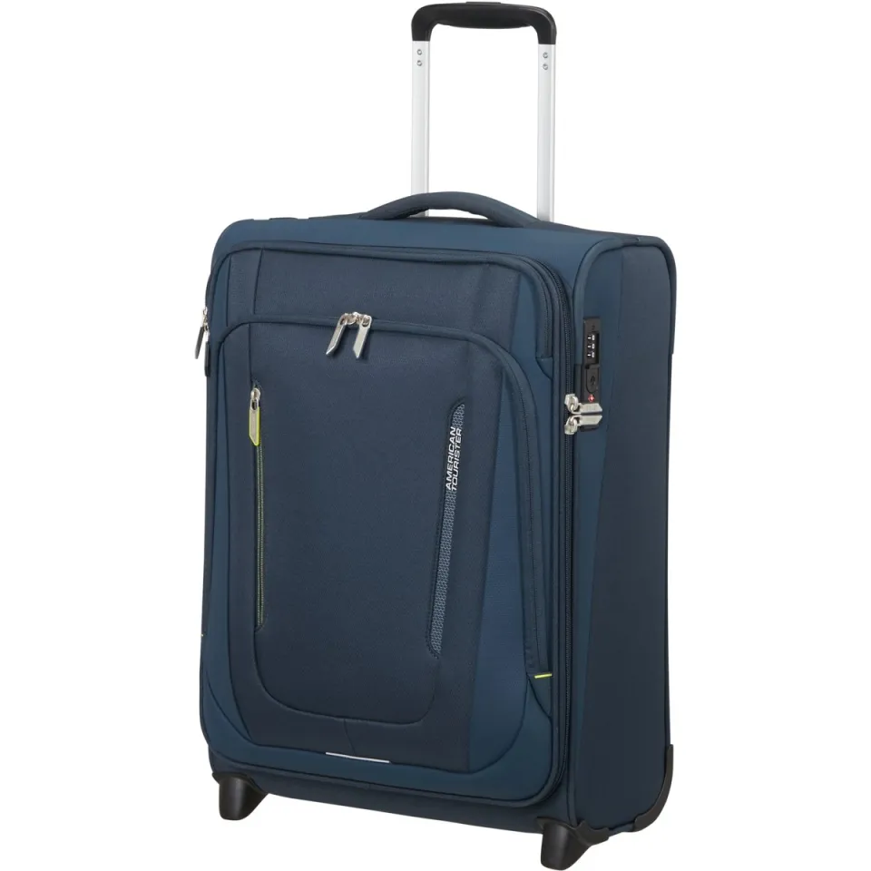 American Tourister Wanderlite 55 handbagagekoffer donkerblauw, foto 2
