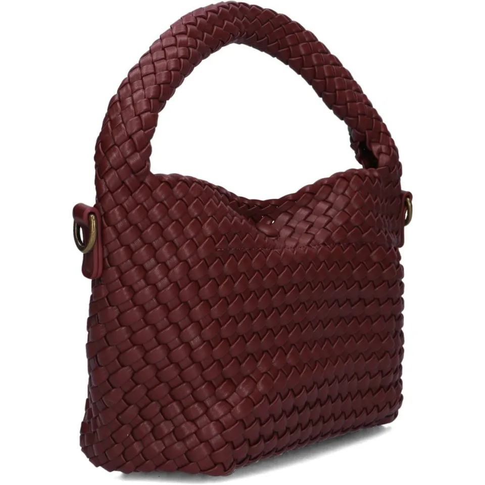 HVISK Handtassen Twist Braided Soft Structure Bordeaux - One size, foto 3