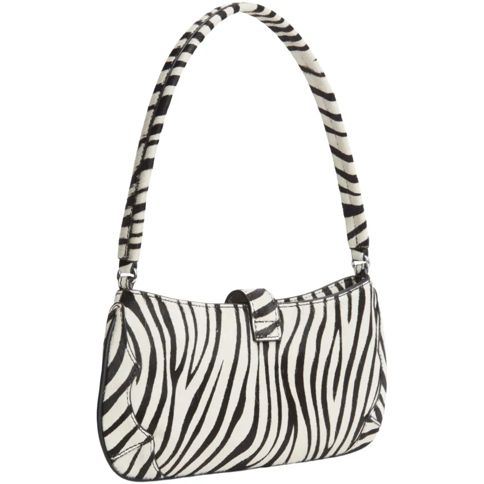 Tommy Jeans TJW Cool schoudertas zebraprint wit, foto 3