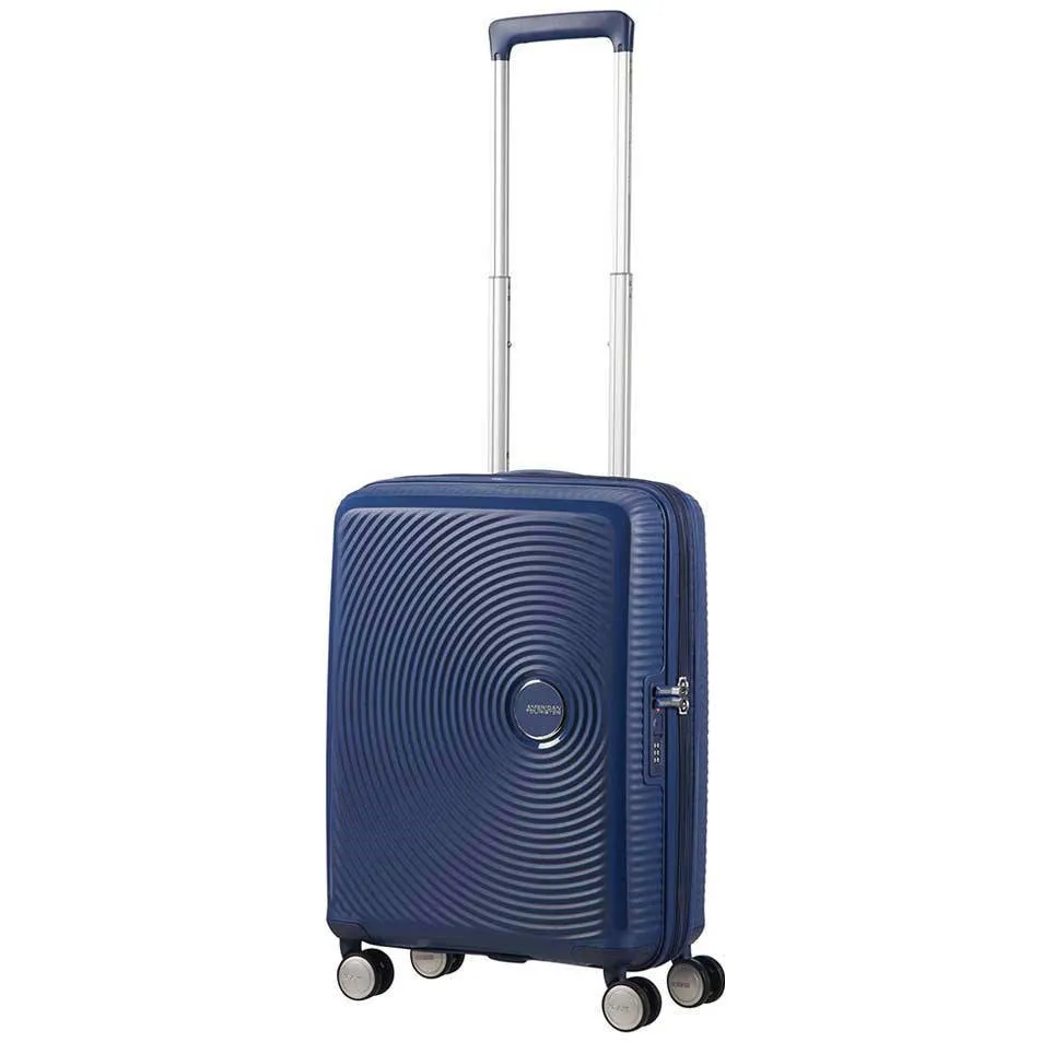 American Tourister trolley Soundbox 55 cm. Expandable donkerblauw, foto 3