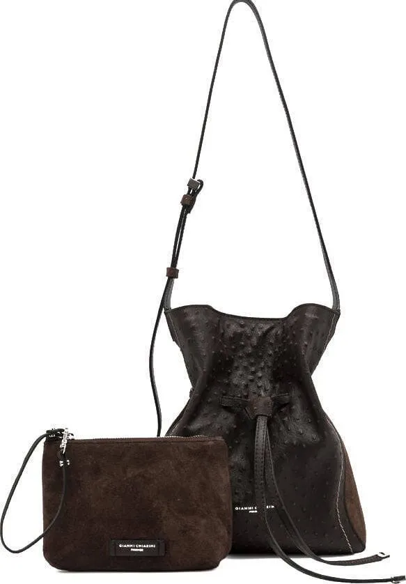 Gianni Chiarini Sienna Bs 12536 schoudertas bruin, foto 3
