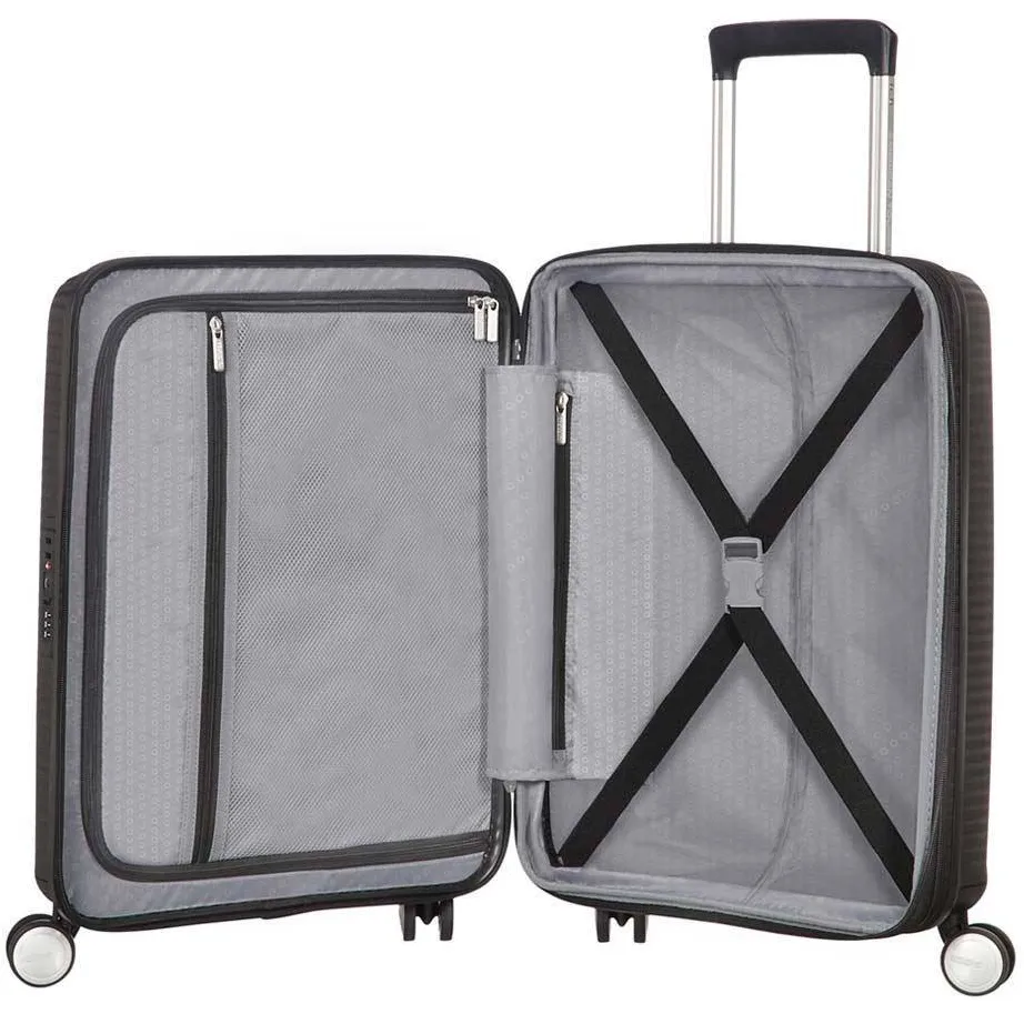 American Tourister Soundbox Spinner 55 cm trolley zwart, foto 4