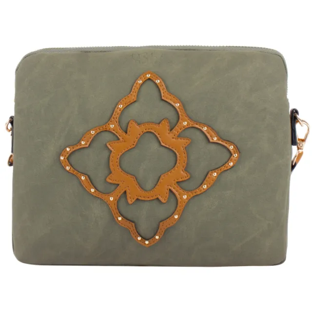 Usha crossbody tas olijf