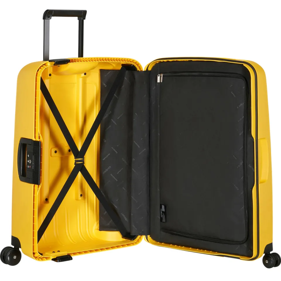 Samsonite S'Cure Spinner 69/25 koffer geel, foto 4