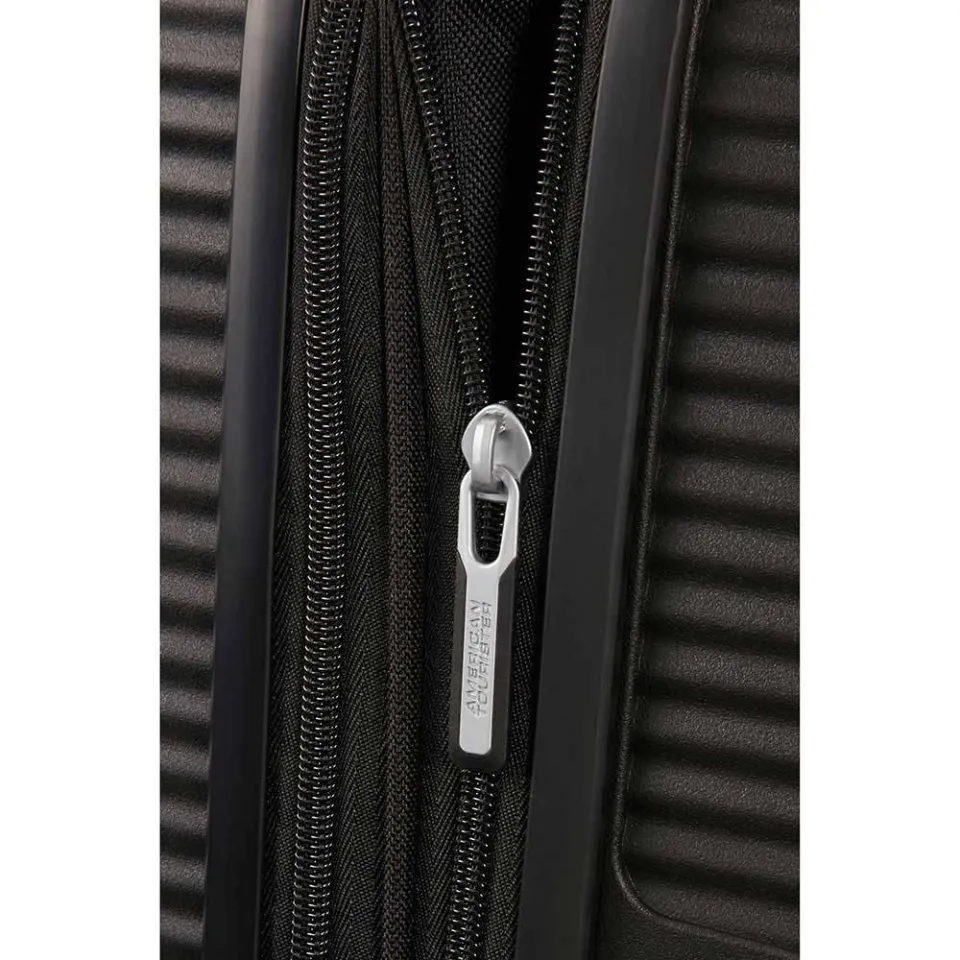 American Tourister Soundbox Spinner 55 cm trolley zwart, foto 6