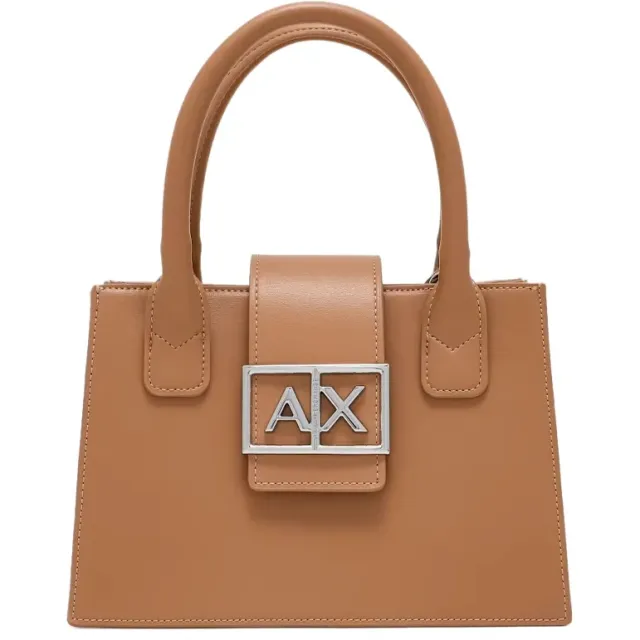 Armani Exchange Signature handtas bruin