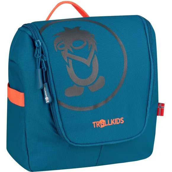 Trollkids Kid's Wash Bag - Toilettas maat 5 l, blauw/oranje