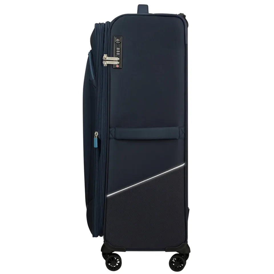 American Tourister Summerride 80 trolley donkerblauw, foto 3