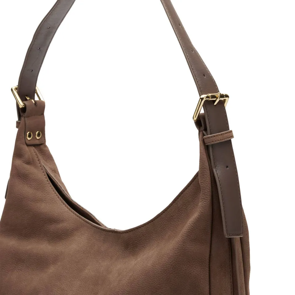 Manfield nubuck shopper bruin, foto 4