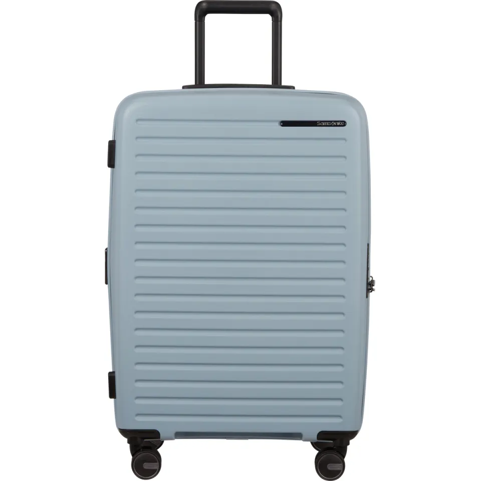 Samsonite Restackd spinner 68 cm lichtblauw FOG BLUE