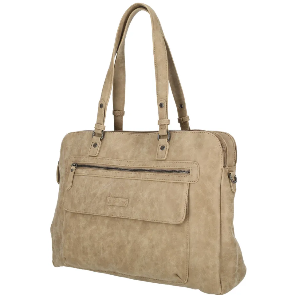 Enrico Benetti Nouméa laptoptas beige, foto 3