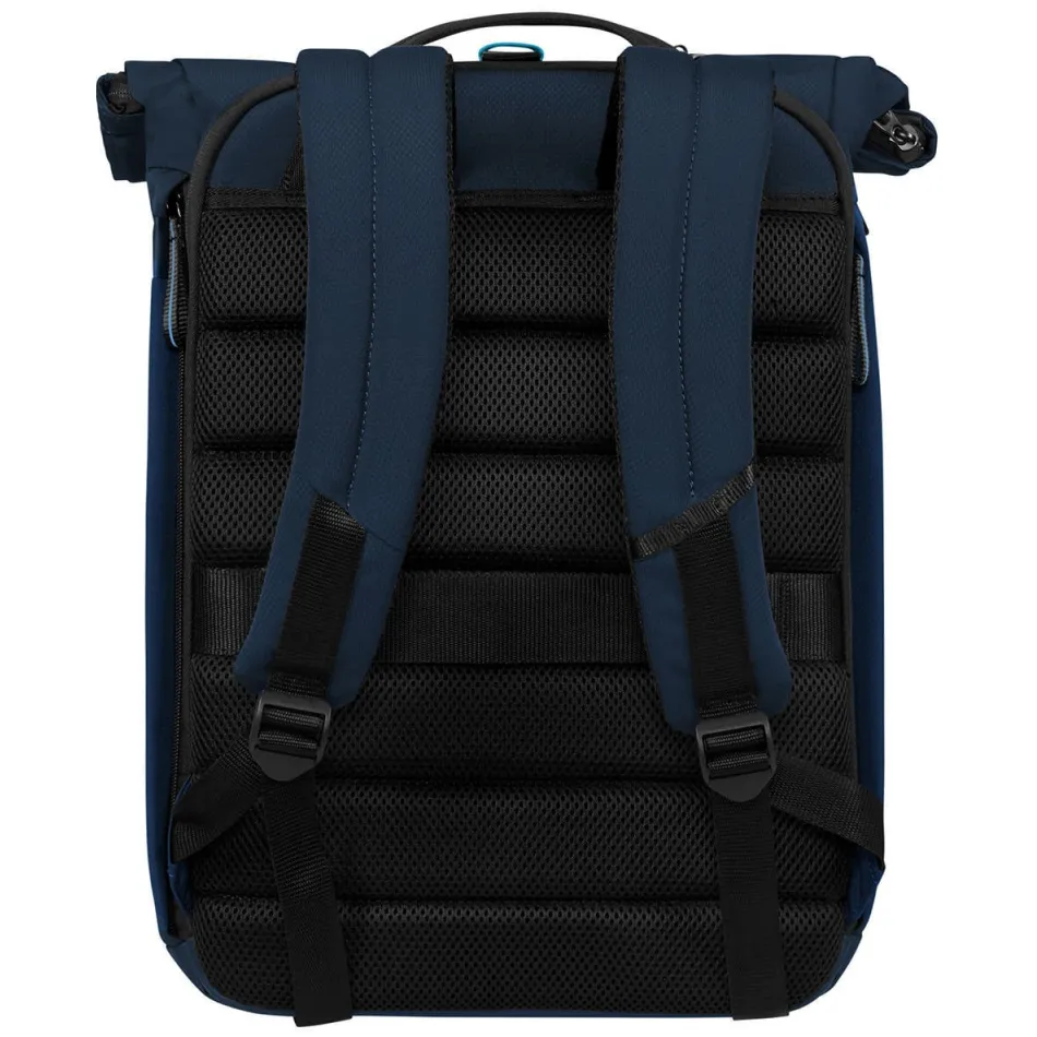 Samsonite Moderny rolltop rugzak donkerblauw, foto 4