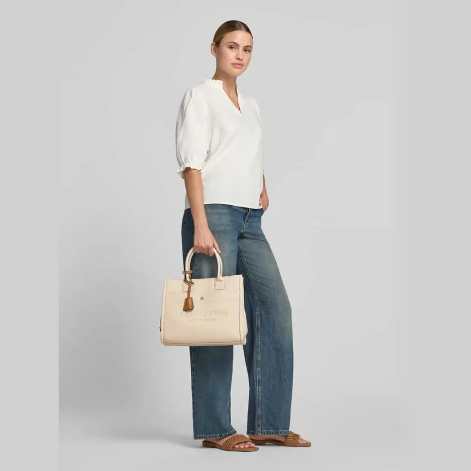 Marc O'Polo Mara Canvas Shopper handtas linnen beige, foto 4