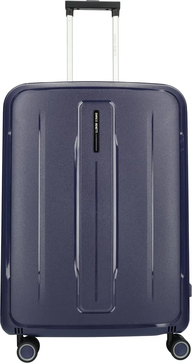 Enrico Benetti Chicago Grote Koffer - 75 cm - 96 Liter - Vaste Sloten - 4-puntsluiting - TSA slot - Blauw blue
