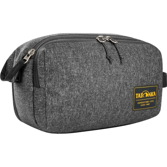 Tatonka Cosmetic Double Zip Pouch 6 toilettas grijs zwart
