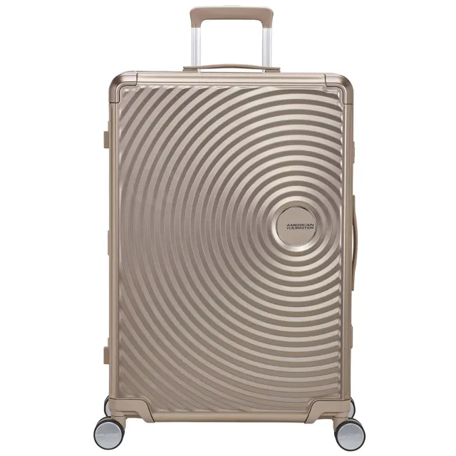 American Tourister trolley Soundbox Alu 77 cm. champagne