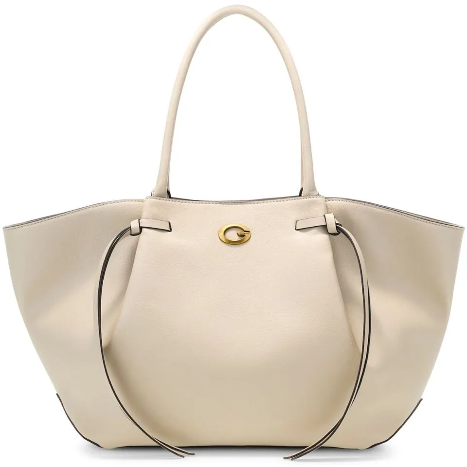 Guess Allegra Girlfriend Tote schoudertas beige