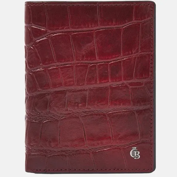 Castelijn & Beerens croco billfold rood