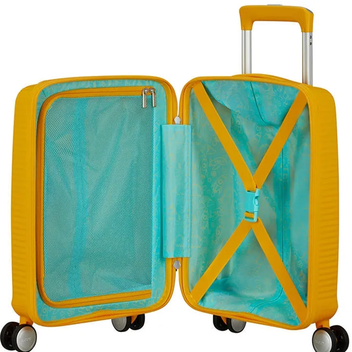 American Tourister Soundbox Mini koffer geel, foto 3