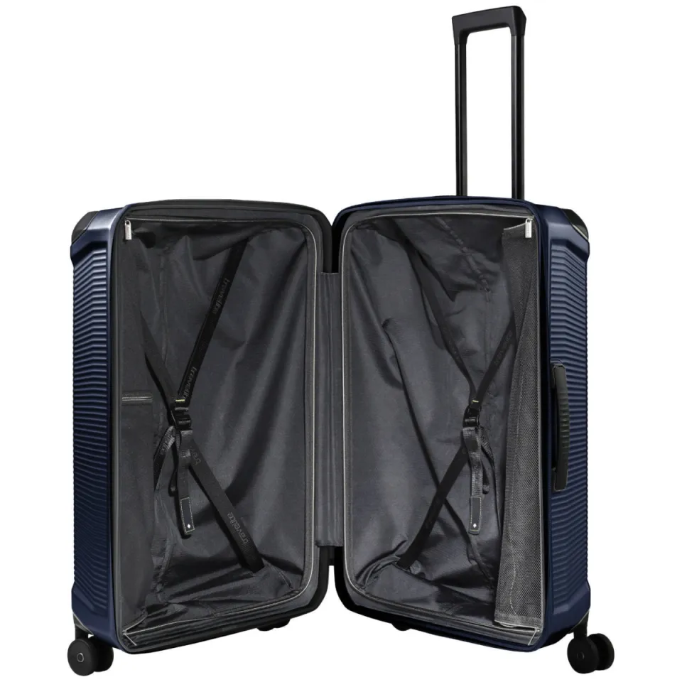 Travelite Millennium spinner koffer 76 cm donkerblauw