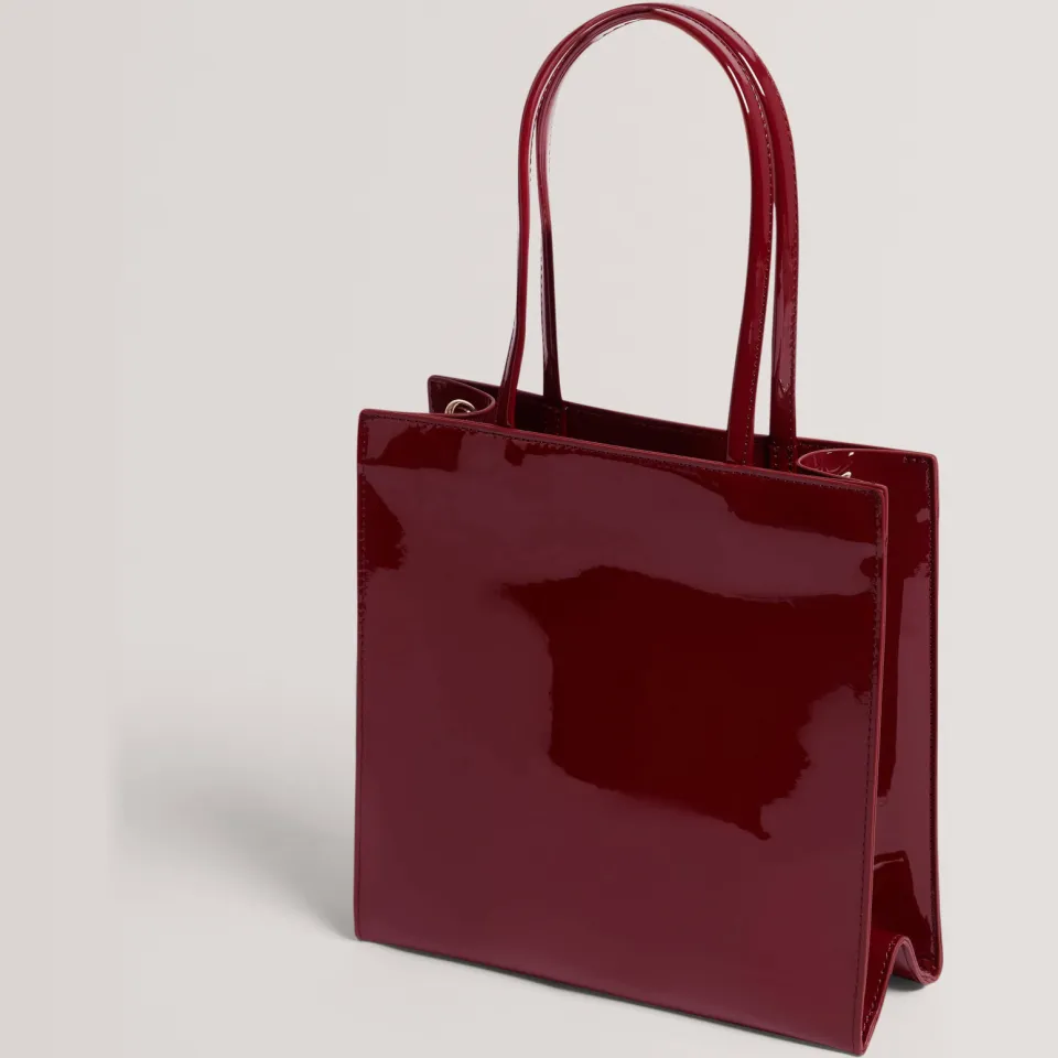 Ted Baker Iconica shopper donkerrood, foto 4