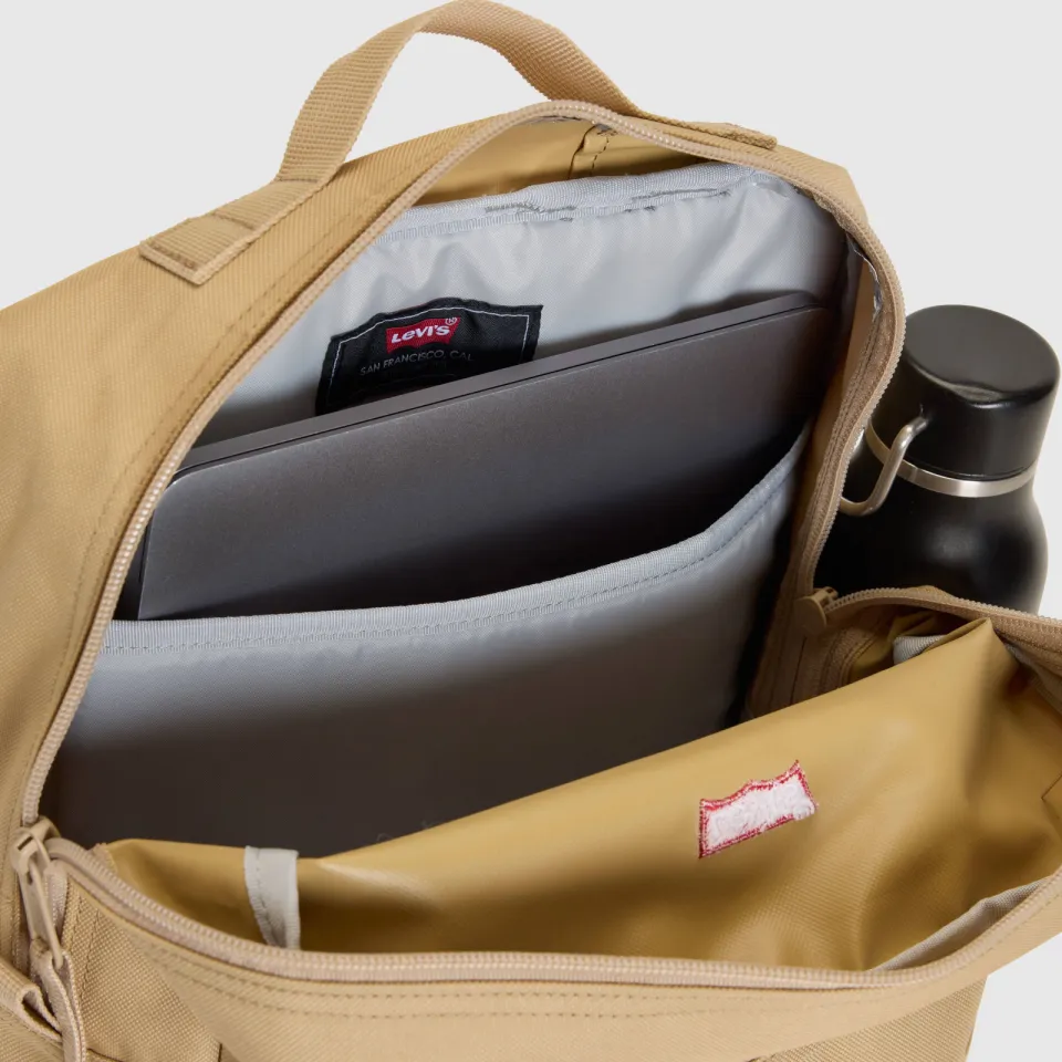 Levi's L-pack rugzak beige, foto 5