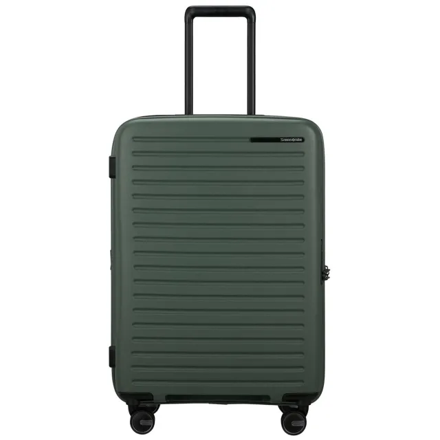 Samsonite Restackd spinner reiskoffer 68 cm sage Groen