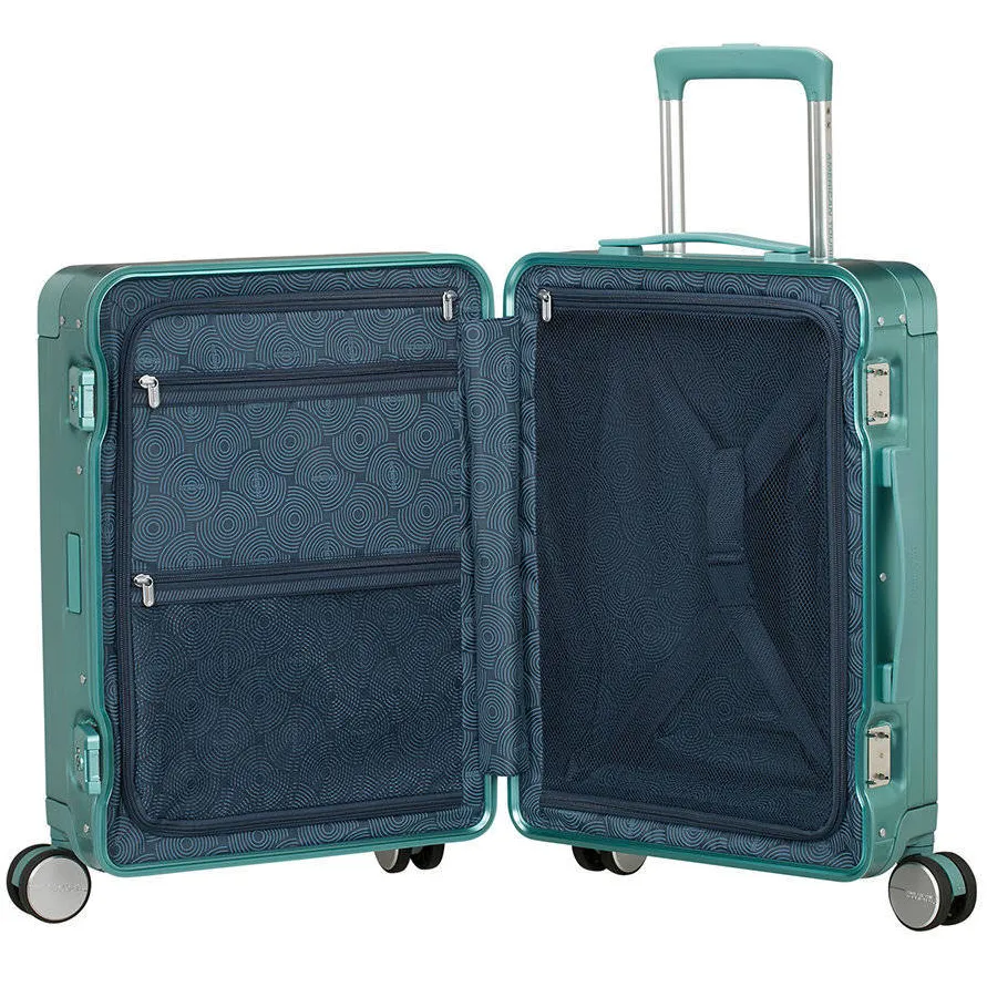 American Tourister Soundbox Alu Spinner 55/20 koffer turquoise, foto 3