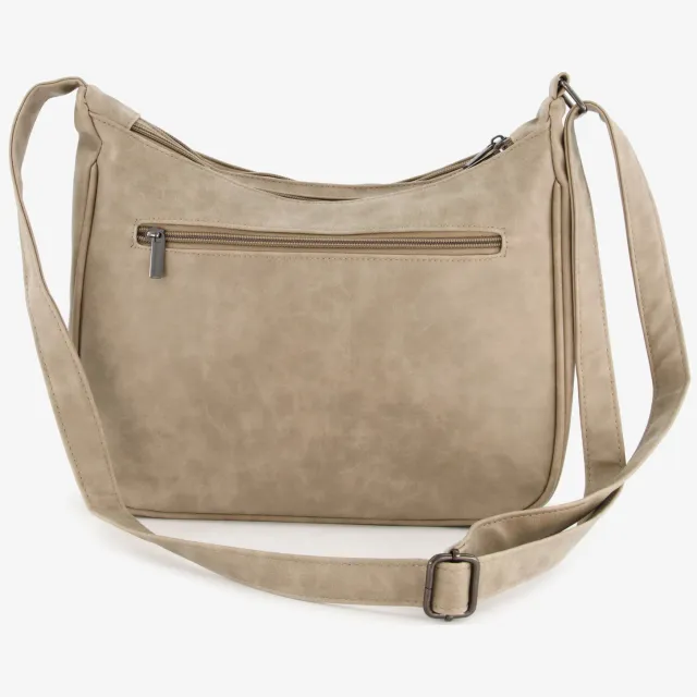 Renato Lucci dames schoudertas taupe Beige