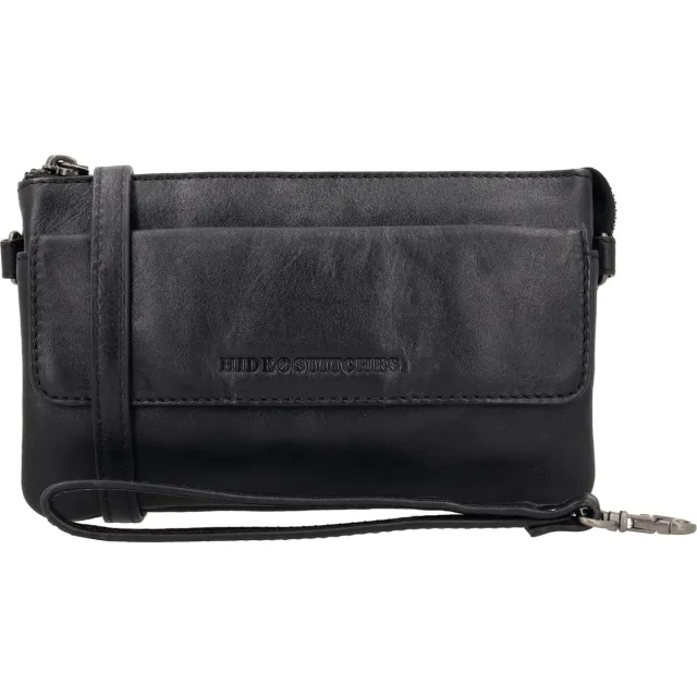 Hide & Stitches Porto crossbody tas zwart