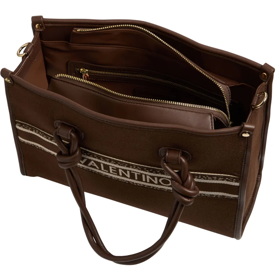Valentino Bags Winter Aella mini shopper bruin, foto 5