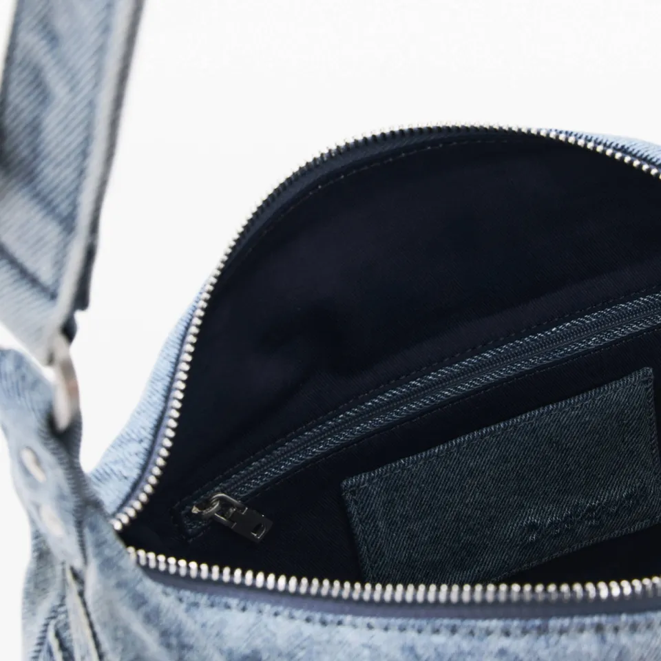 Desigual Break Benin denim schoudertas lichtblauw, foto 6