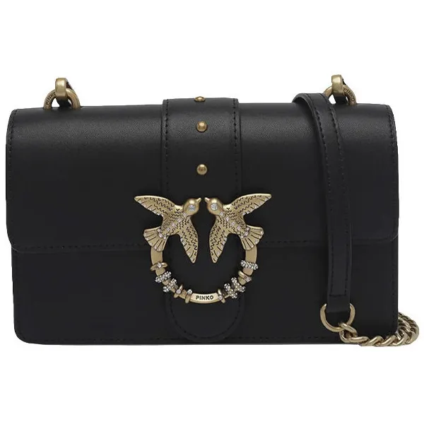 Pinko Love One crossbody tas zwart