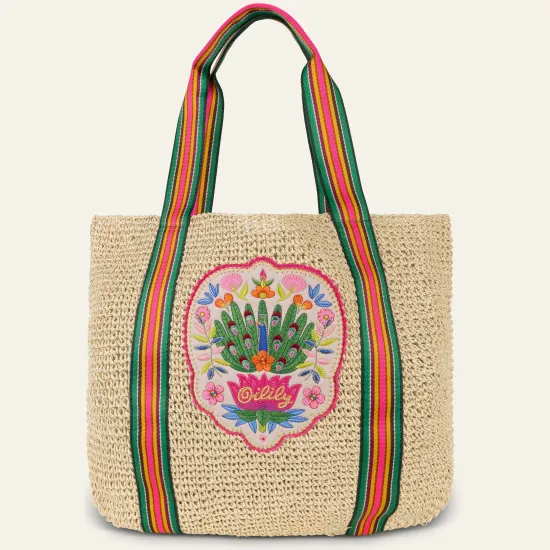 Oilily Straw shopper Beige