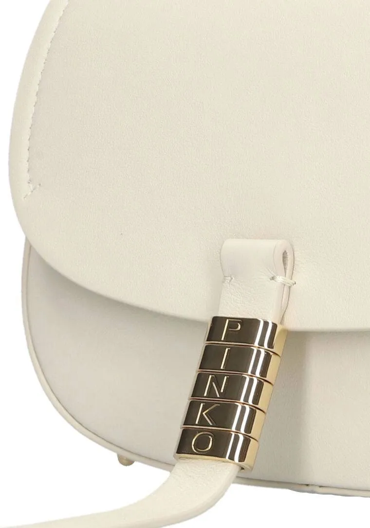 Pinko Saddle Mini schoudertas wit, foto 4