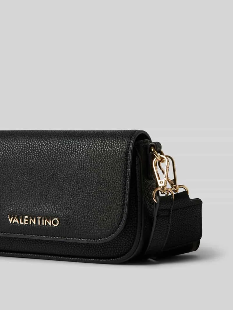 Valentino Handtas met labelapplicatie, model 'MIRAMAR' zwart, foto 4