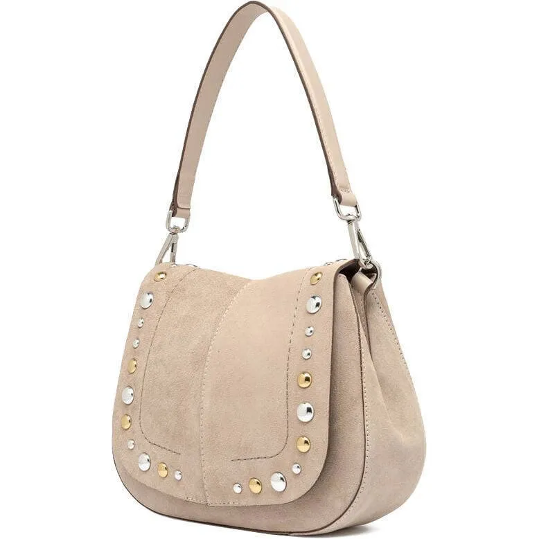 Gianni Chiarini Helana Round schoudertas beige, foto 3