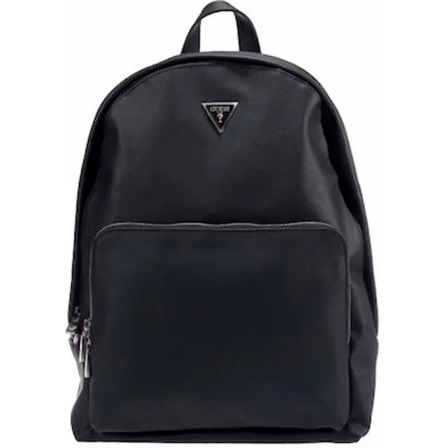 Guess Certosa Saffiano-rugzak voor heren zwart