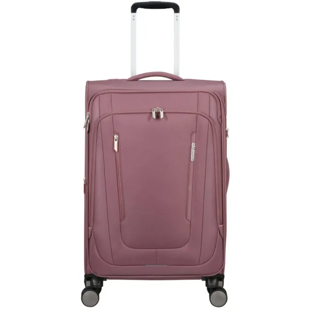 American Tourister Wanderlite Spinner M koffer mauve Paars