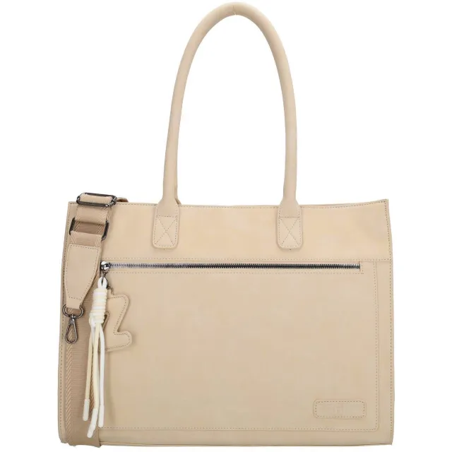 Zebra Trends 15 inch laptoptas Rosalyn beige