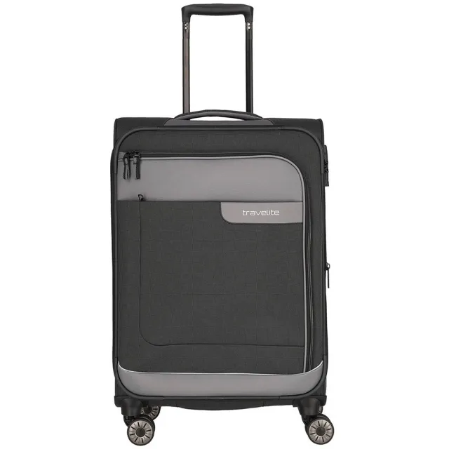 Travelite Viia 67 zachte koffer antraciet