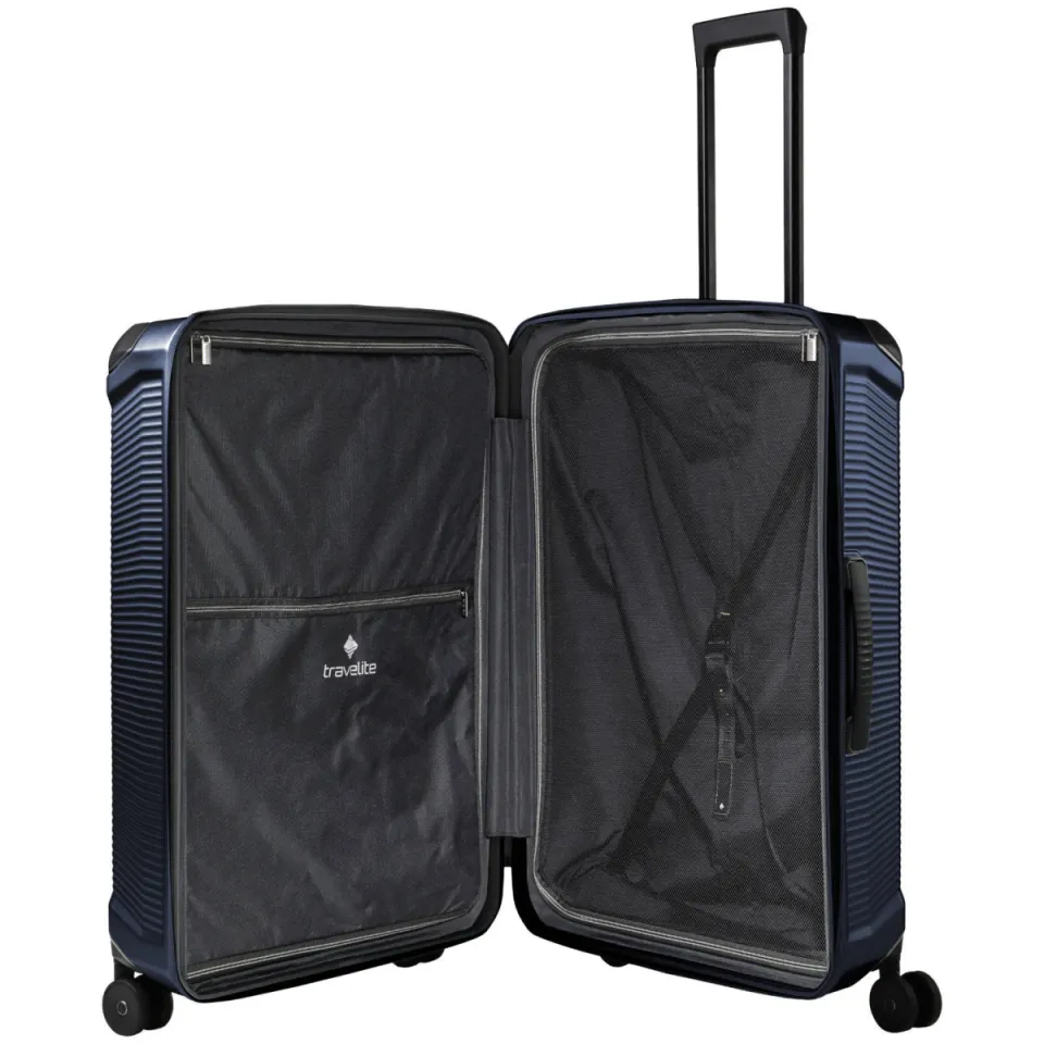 Travelite Millennium spinner koffer 76 cm donkerblauw, foto 4