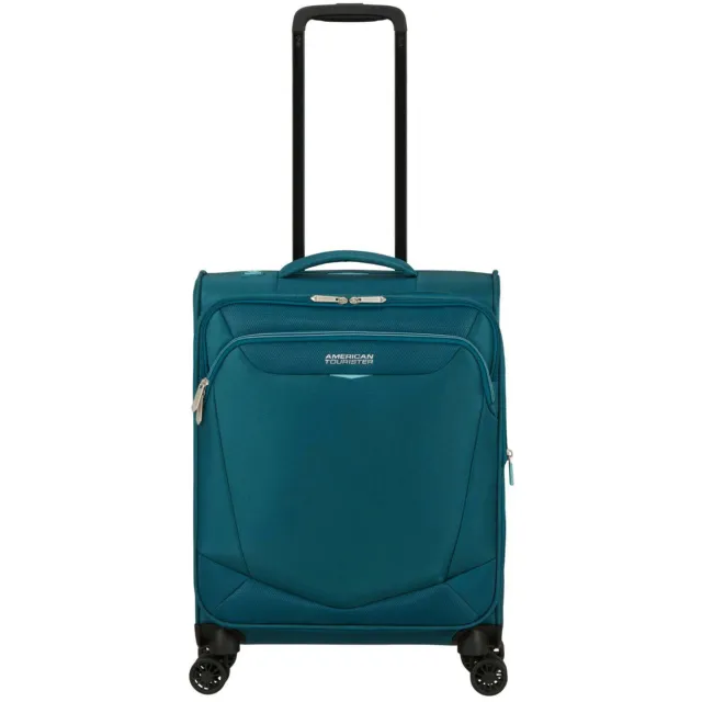 American Tourister Summerride spinner handbagagekoffer petrolgroen