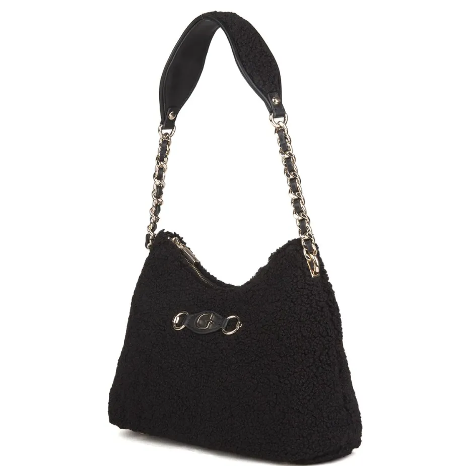 Guess Aslia Top Zip Schoudertas zwart, foto 2