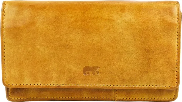 Bear Design Emma portemonnee geel Okergeel