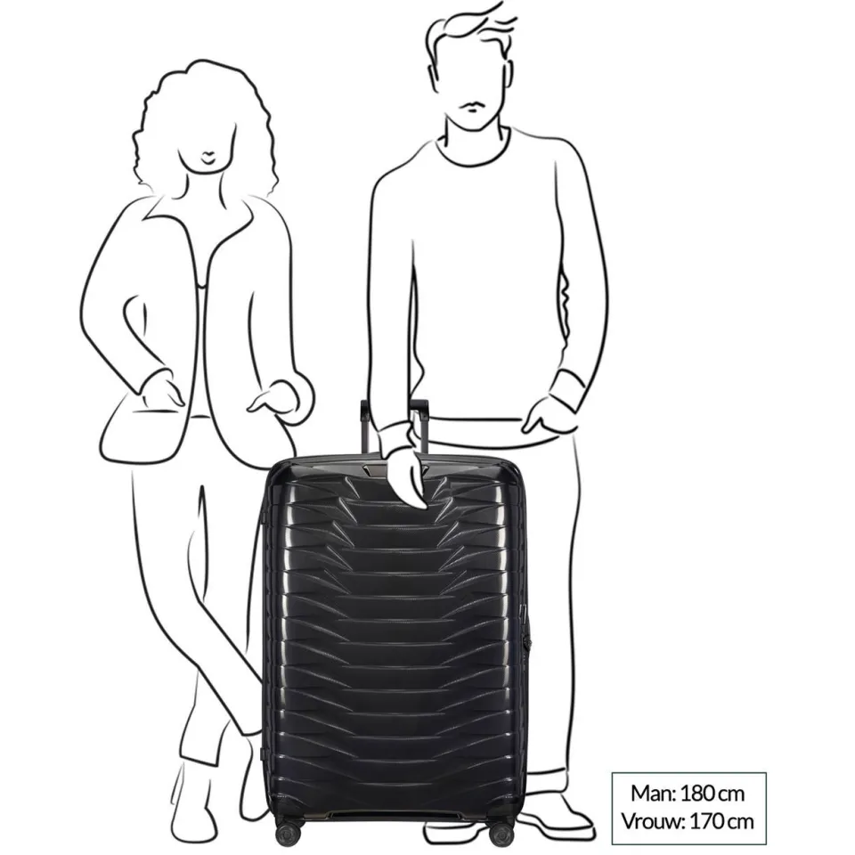 Samsonite trolley Proxis 86 cm. kaki, foto 4