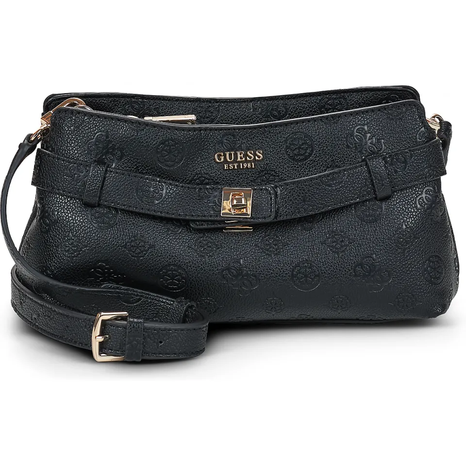 Guess Ella Logo SLG zip around portemonnee zwart